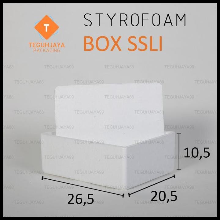 

Terlaris Styrofoam Box Kotak Gabus Ssli (Uk 26.5 X 20.5 X 11Cm) 1Bal = 50 Set, Kwalitas Bagus Good Quality