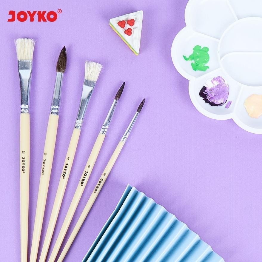 

Sa-324 Er-6 Fbx-4 Kuas Lukis Cat Akrilik Air Poster Joyko Brush Set Acrylic Termurah Hemat Sa-324