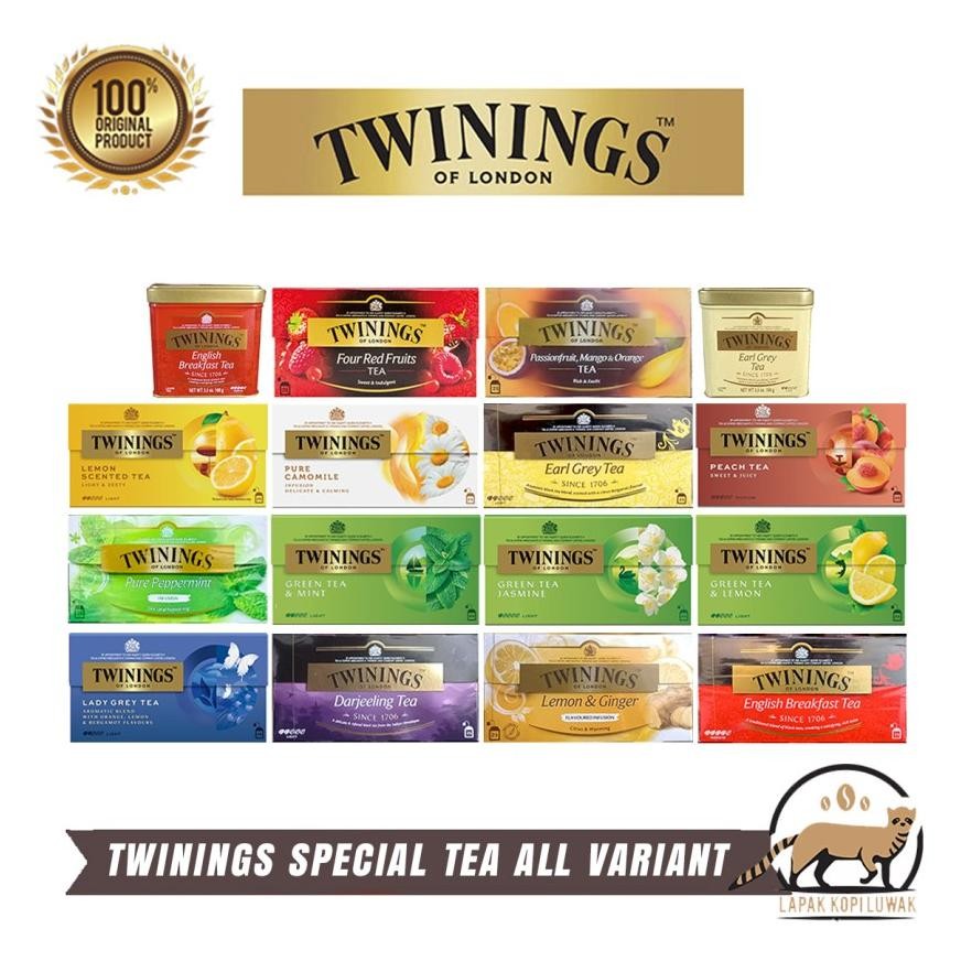 

Paling dicari Twinings Tea All Flavours Original 25 Bags