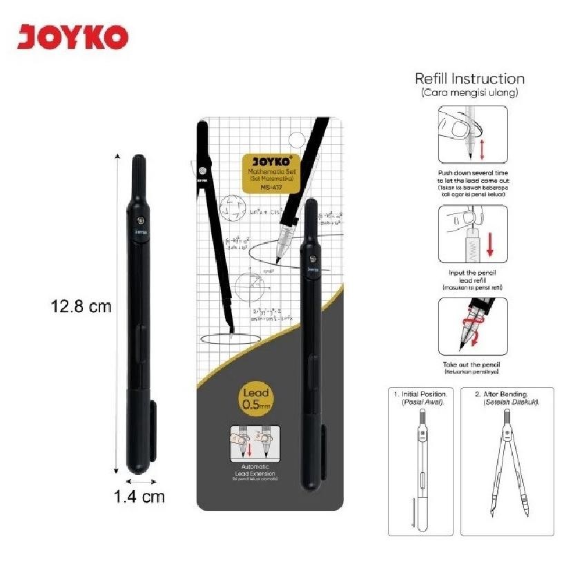 

Jk-54 Ukd-23 G-24 Joyko Mathematical Set Ms-417 / Jangka Busur Murah Berkualitas Terlaris Hemat