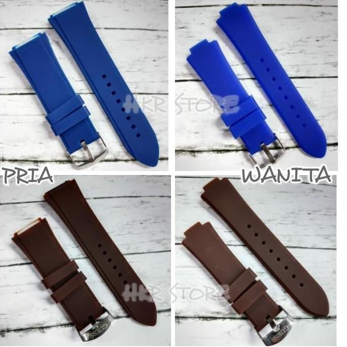TALI GUESS STRAP JAM TANGAN PRIA WANITA RUBBER GC GUES