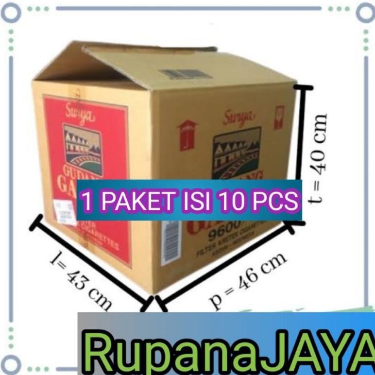 

NEW!!! Kardus Besar Bekas Paket 10 Pcs Tebal Kuat