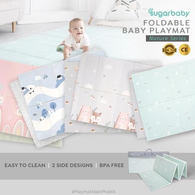 Sugar Baby Foldable Baby Playmat Nature Series / Playmat Lipat Bayi / playmat lipat