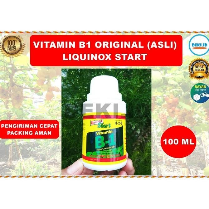 NEW Original Vitamin B1 Asli Tanaman 100 ml Liquinox Start ZPT Pupuk Anti Stres dan Perangsang Akar