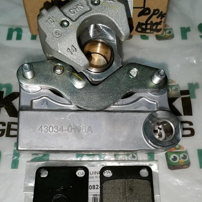 KALIPER BELAKANG KLX 150 KLX DTRACKER +BREKET KALIPER+KAMPAS REM ORI