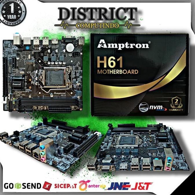 TERMURAH - motherboard h61 amptron lga1155