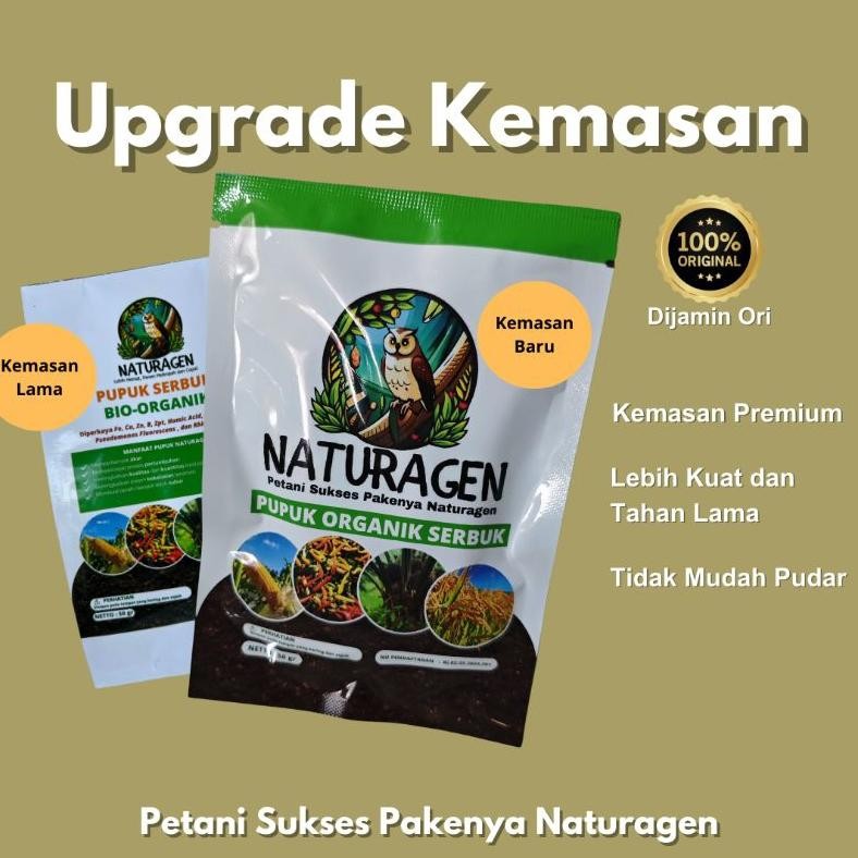 Bisa Cod 1 Pcs Pupuk Bio Organik Naturagen Ori Termurah (Bisa Cod) Pupuk Naturagen Padi Pupuk Natura