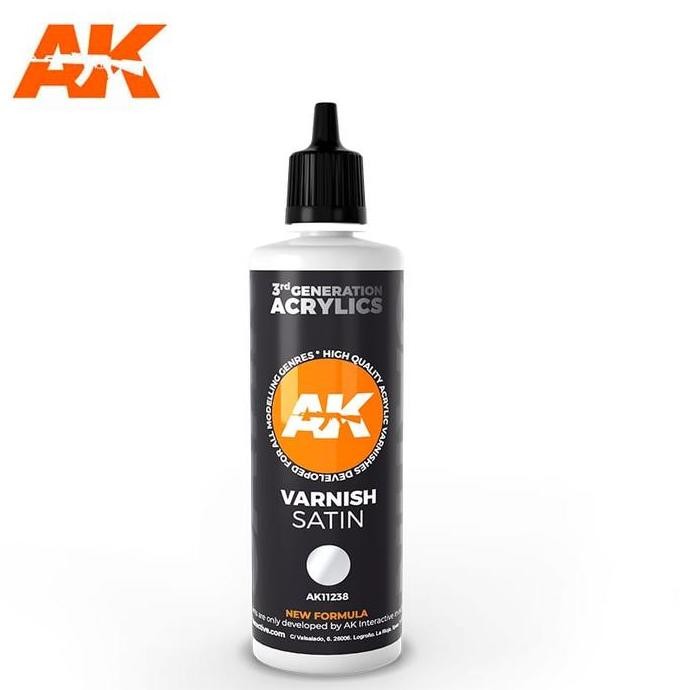 

ready !!! AK 11238 Varnish Satin 100ml -Topcoat Acrylic Paint