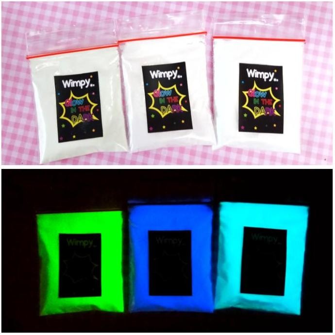 

ready !!! bubuk fosfor glow in the dark paint cat glow in the dark powder