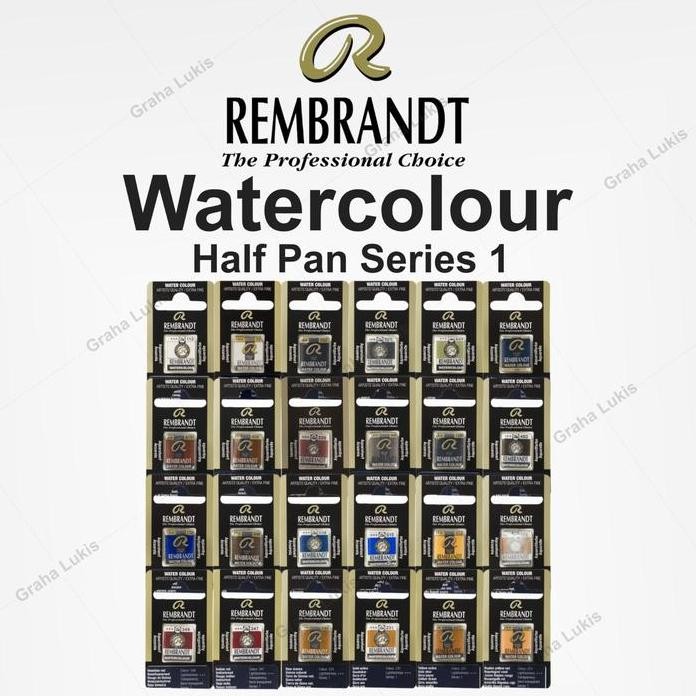 

ready !!! Rembrandt Watercolour Half Pan - Series 1