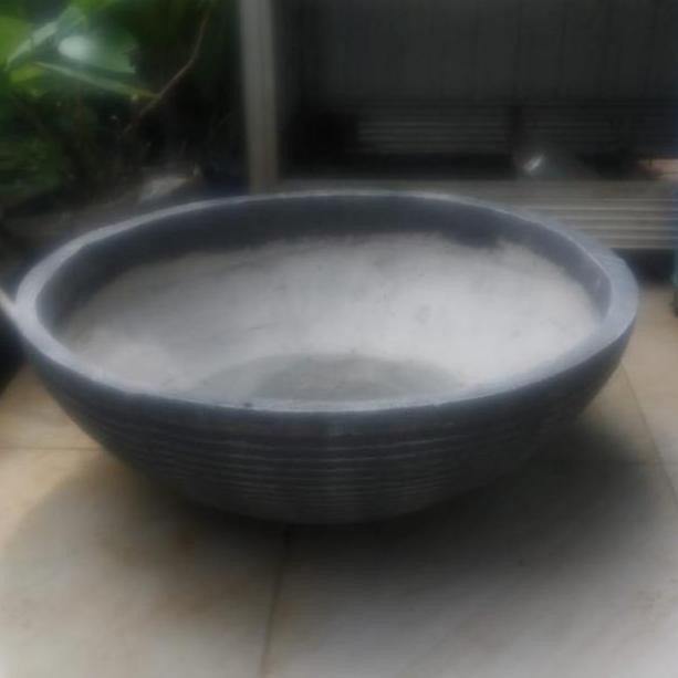 baru Pot Batu Bulat Taman Teratai atau Air Mancur Khusus Grab atau Gojek In