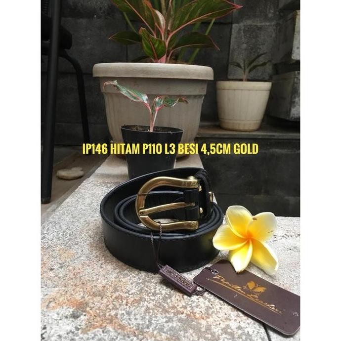 ready Ikat Pinggang Gesper Papillon Original IP146 Hitam