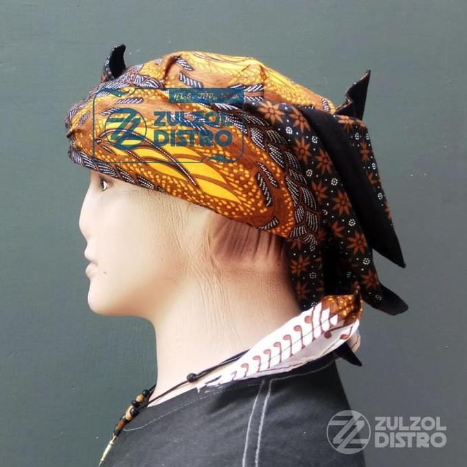 ready Iket Sunda Praktis Merak Ngibing Premium Batik Random / Totopong Sunda
