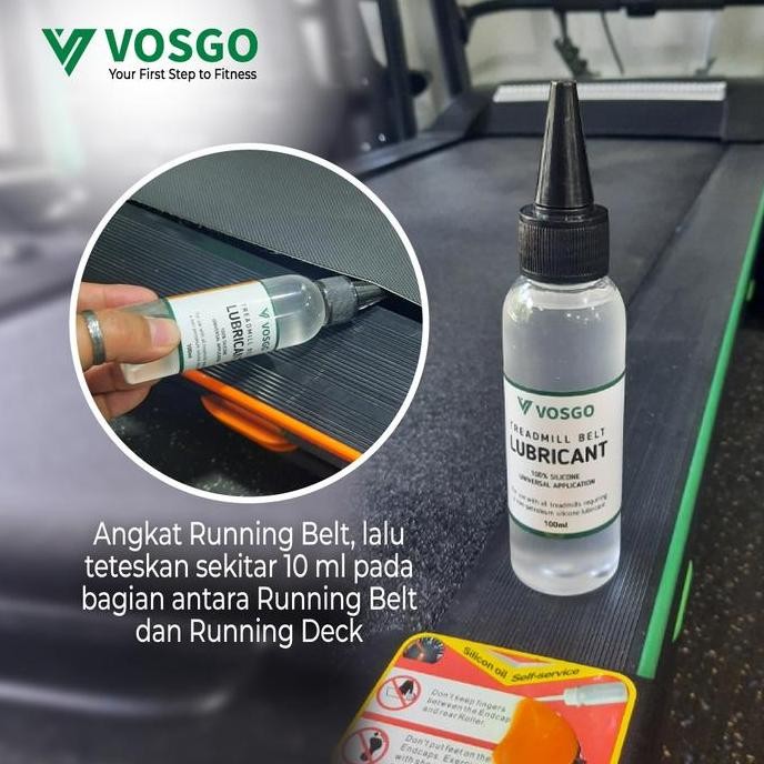 PELUMAS TREADMILL SILICONE OIL MINYAK TREADMILL VOSGO