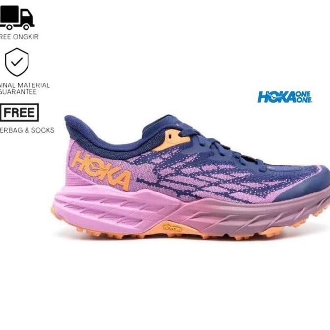 Promo Hoka Speedgoat 5 Women'S Trail Running Belwether Cyclamen Blue