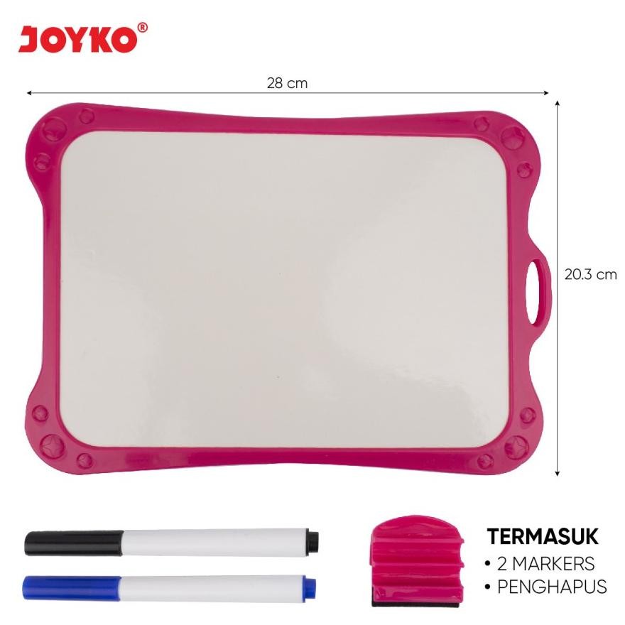

Tt60 Fx-76 Rhh-1823 Whiteboard Mini Joyko Wbs-170Co / Papan Tulis Putih Set Spidol & Penghapus 170 Co Sale Murah