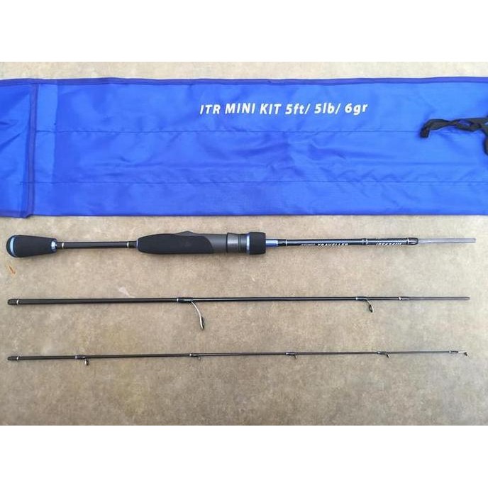 ROD ISPULL TRAVELLER MINI KIT FULL SET 5FT / 150CM (LINE TEST 1-4LBS) ORIGINAL DAN TERPERCAYA