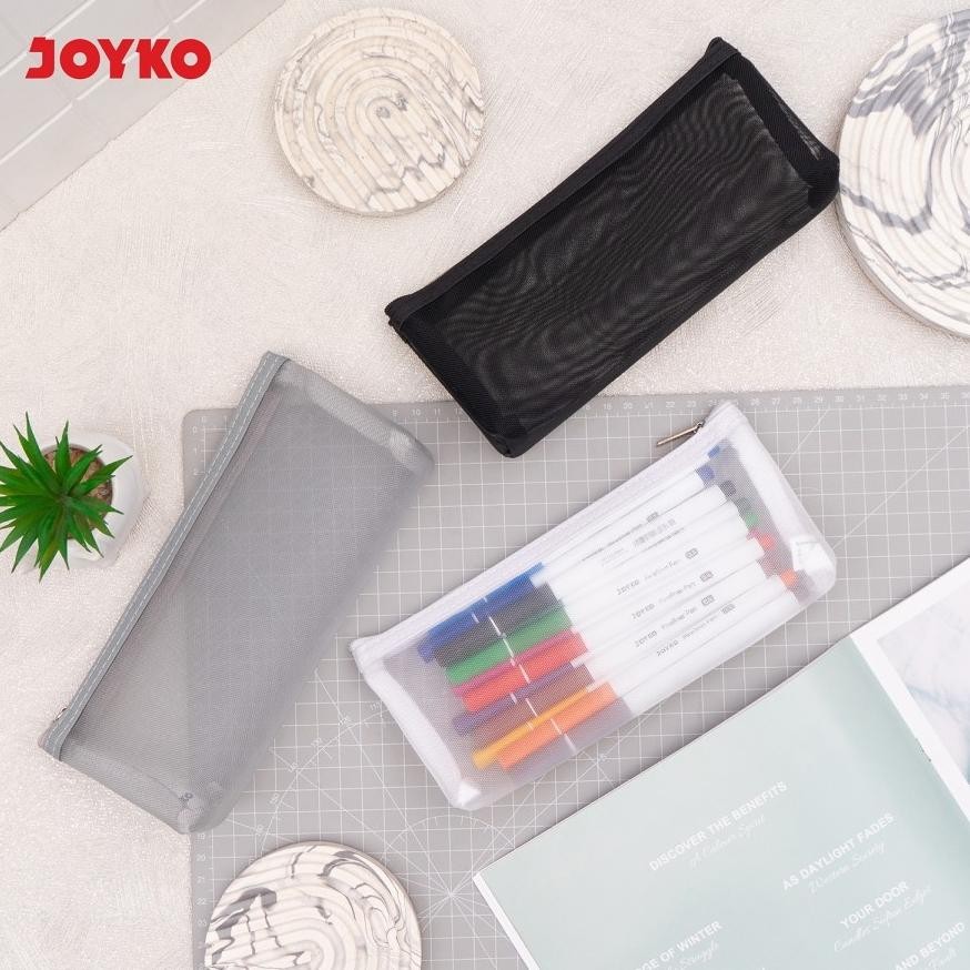 

Ryu-56 Rhh-1823 Aw-96 Joyko Pencil Case Pc-5017 Monochrome Metal Zipper / Tempat Pensil Jaring Murah Berkualitas Sale Viral