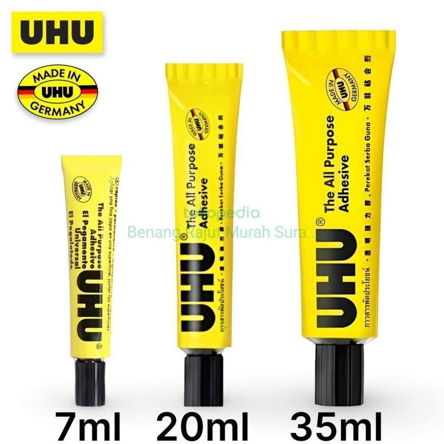 

Yui-7 Hjg-7 Fx-4 Lem Uhu Lem Cair Serbaguna Original (1 Pcs) / The All Purpose Adhesive Uhu Liquid Glue Per Pcs Original Viral
