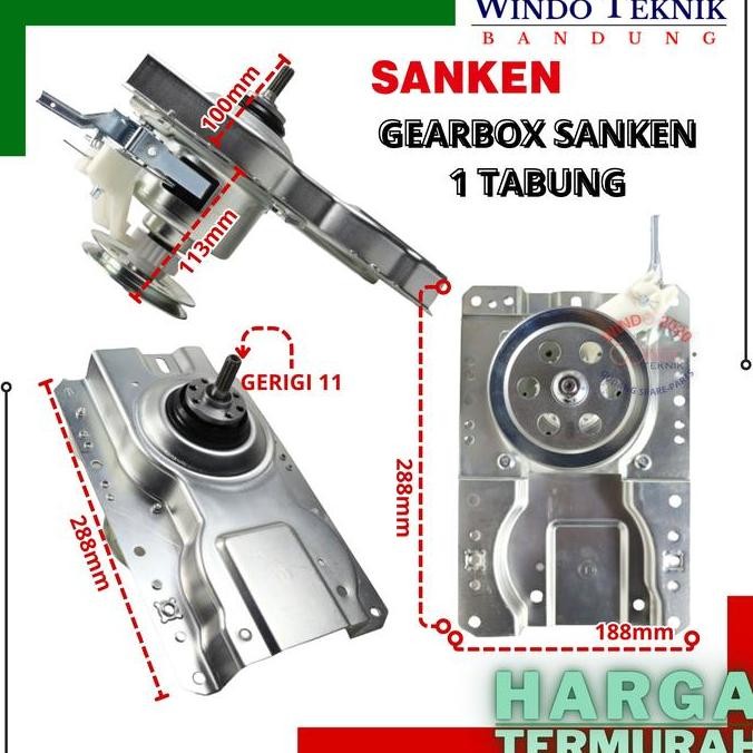 GEARBOX MESIN CUCI SANKEN GEAR BOX MESIN CUCI SANKEN 1 TABUNG GIRBOX
