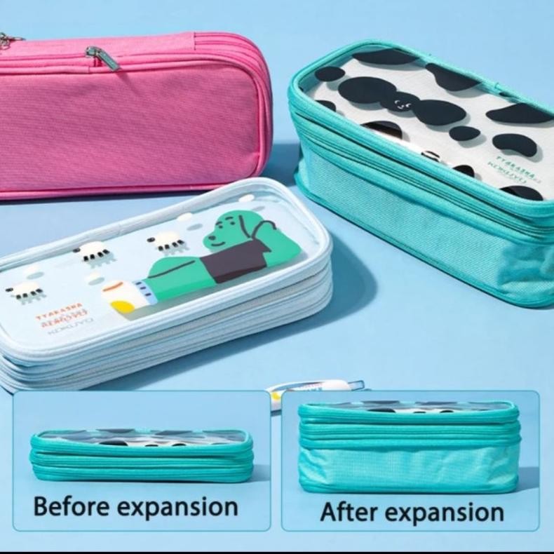 

KOKUYO x TYAKASHA WSG-PC19 Expandable Pencil Case Limited Edition