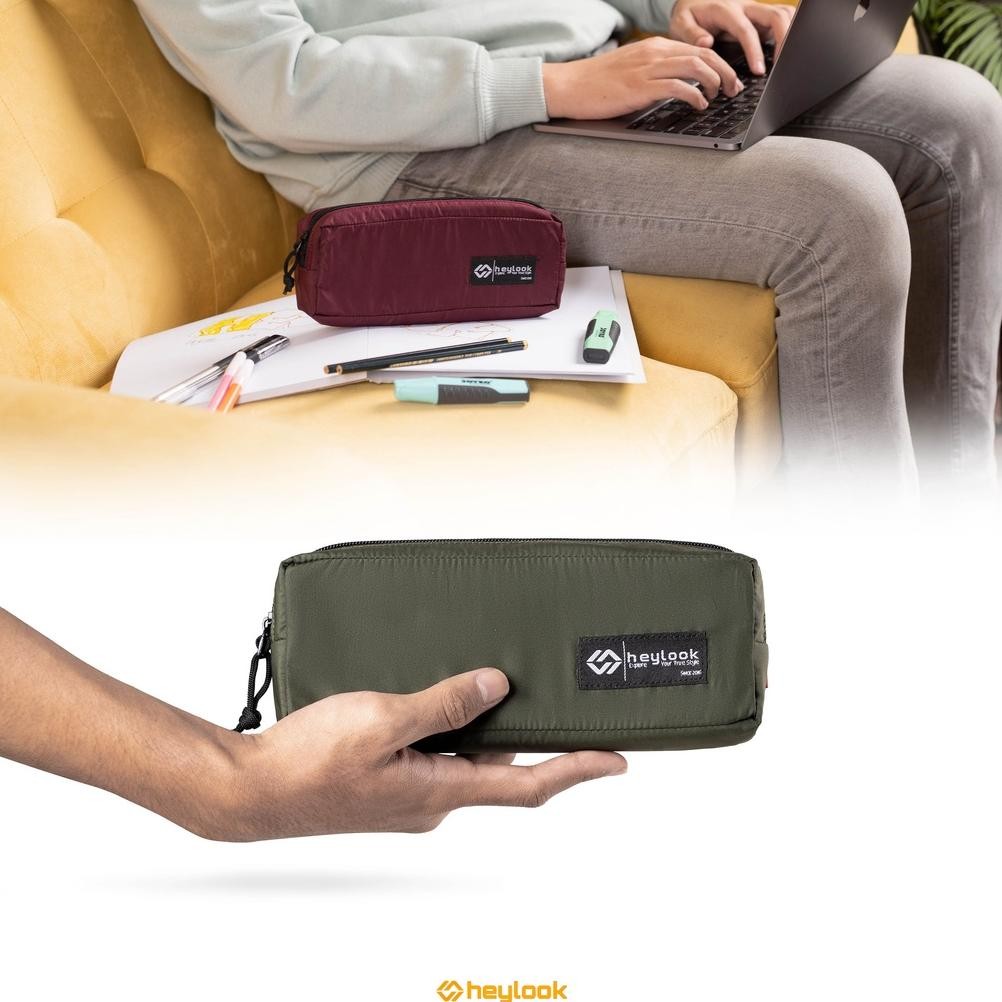 

HEYLOOK Official - Tempat Pensil NAMI Kotak Pensil Simple Pencil Case Kostak Anak Atk Sekolah Kuliah Kantor Kerja