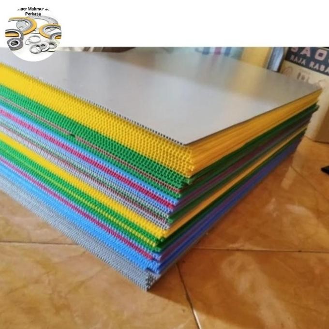 

Pp Corrugated Board ( Imprabord Lembaran ) Infraboard Sheet 3Mm X 100Cm X 150Cm Terlaris