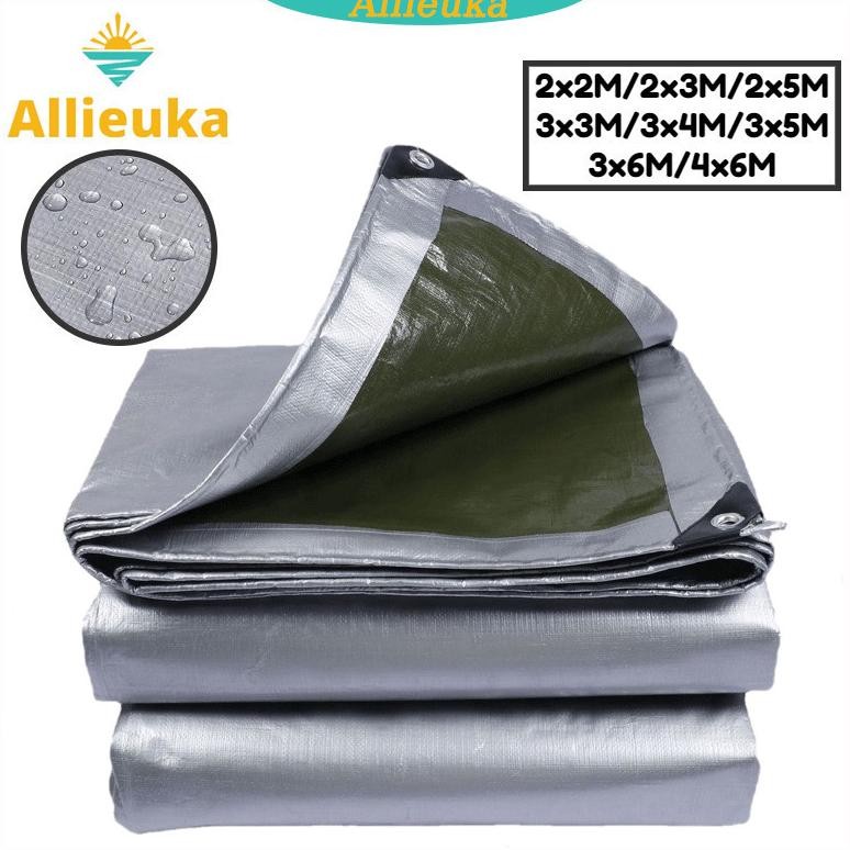 BEST Allieuka PE Terpal Terpal Tenda Tebal Tahan Air Tenda Hujan Plastik Tahan Air Perlindungan Mata