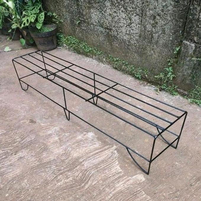 RAK POT TANAMAN 1 TINGKAT / RAK POT BUNGA BESI / RAK POT TANAMAN/