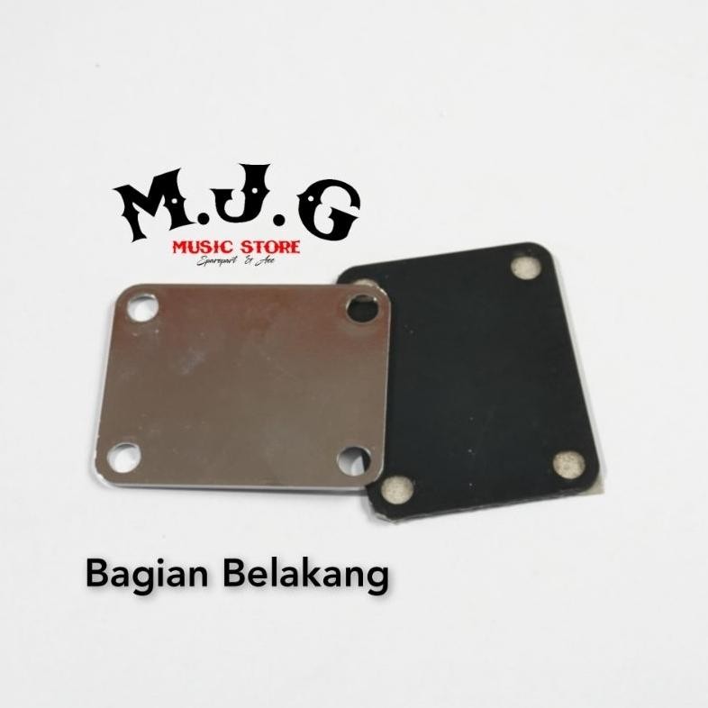 neck plate plat gitar elektrik squier