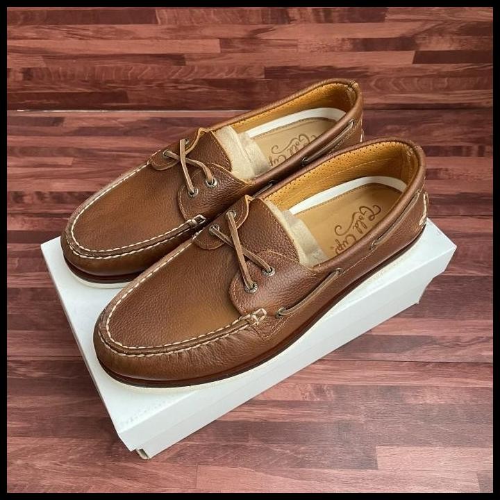 Terlaris Sperry Top Sider Brown Tumbled Leather Gold Cup Authentic Original Good Quality