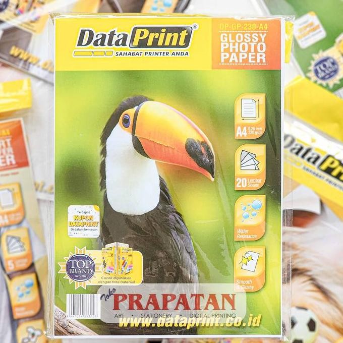 

Kertas Foto / Data Print Glossy Photo Paper 230 Gsm A4 Terbaru