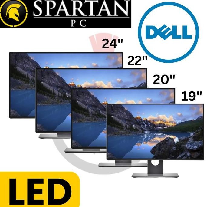 Premium LCD Monitor Dell 19 / 20 / 22 / 24 inch Wide Layar Komputer with LED