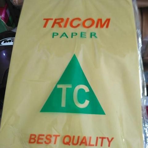 

Kertas Warna Tricom Paper A4 70 Grm Best Quality Best Seller