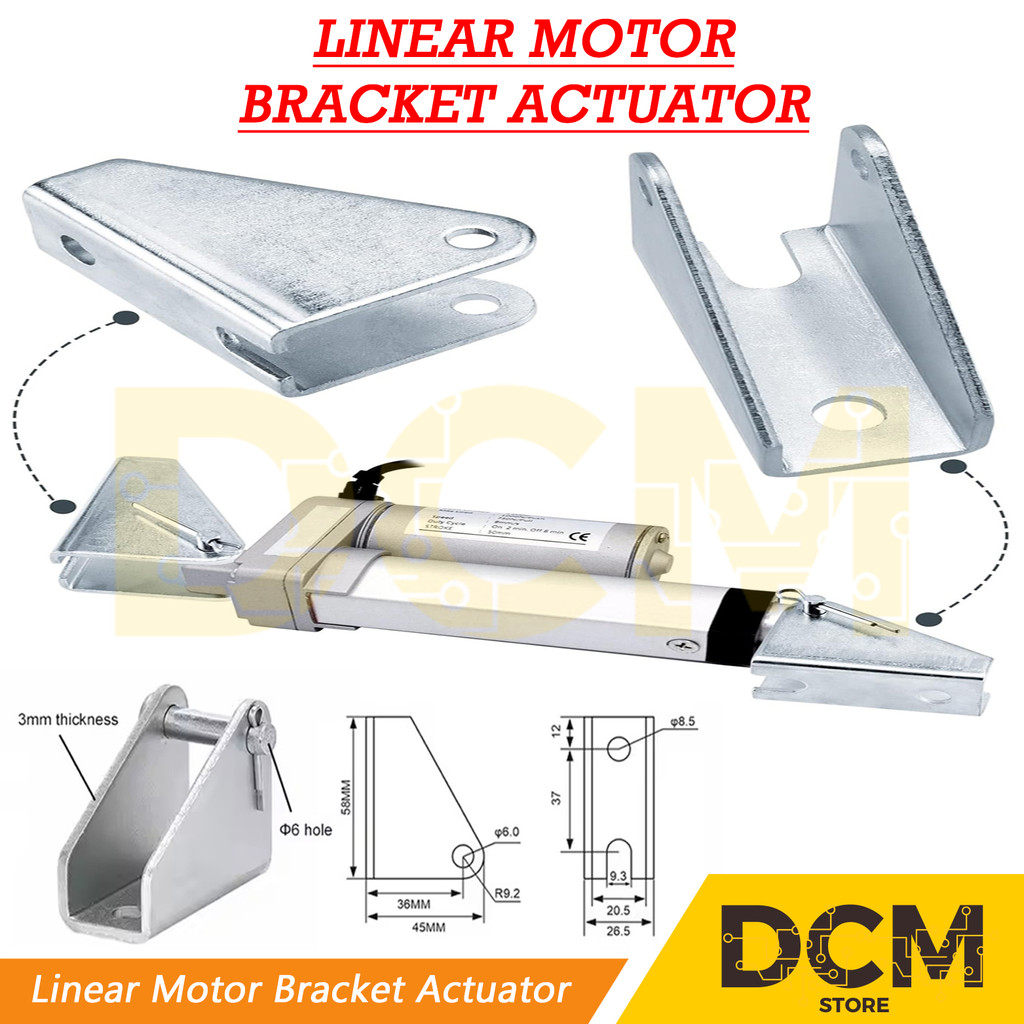 Linear Motor /Actuator Bracket Mounting Heavy Duty Linear Motor 12V DC
