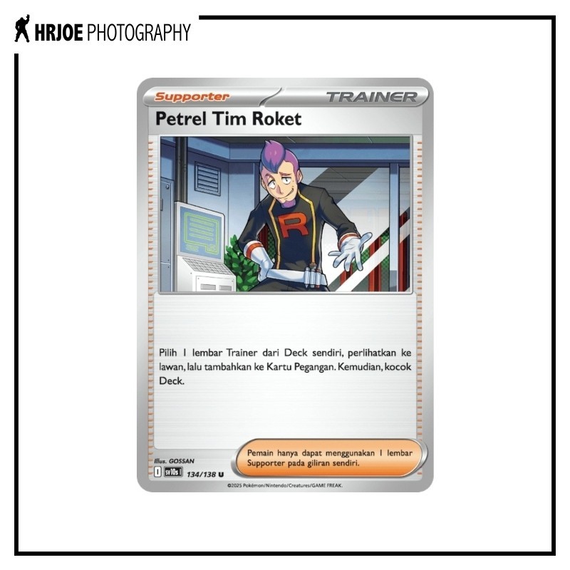 Pokemon TCG Indonesia Kehadiran Juara sv10s - Petrel Tim Roket 134/138