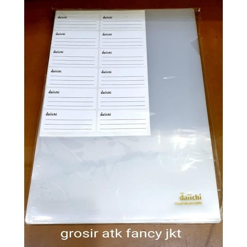 

Diskon ( 12 Buah ) Map L Daichi Bening / Clear Sleeves Transparan Folio Daiichi 9002 Berkualitas