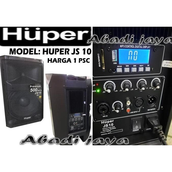Speaker Aktif Huper Js 10 Huper Js10 Harga 1 Buah Resmi Ori New Stok