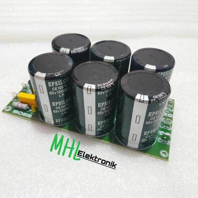 Kit Psu 6 X Elco Epsilon 10000Uf 63V New Stok