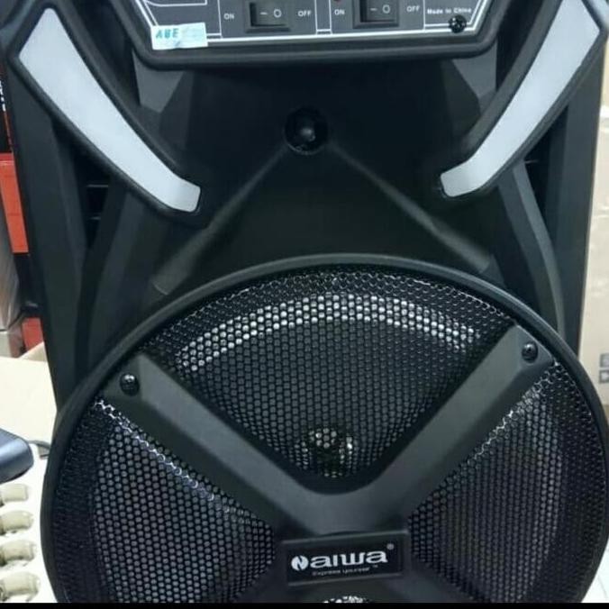 Speaker Meeting Portable Aiwa Was 112Lvj Blutooth Mp3 Usb Karoke New Stok