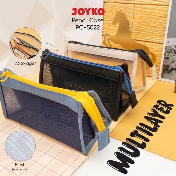 

KOTAK TEMPAT PENSIL PENCIL CASE JOYKO PC-5022 MULTILAYER