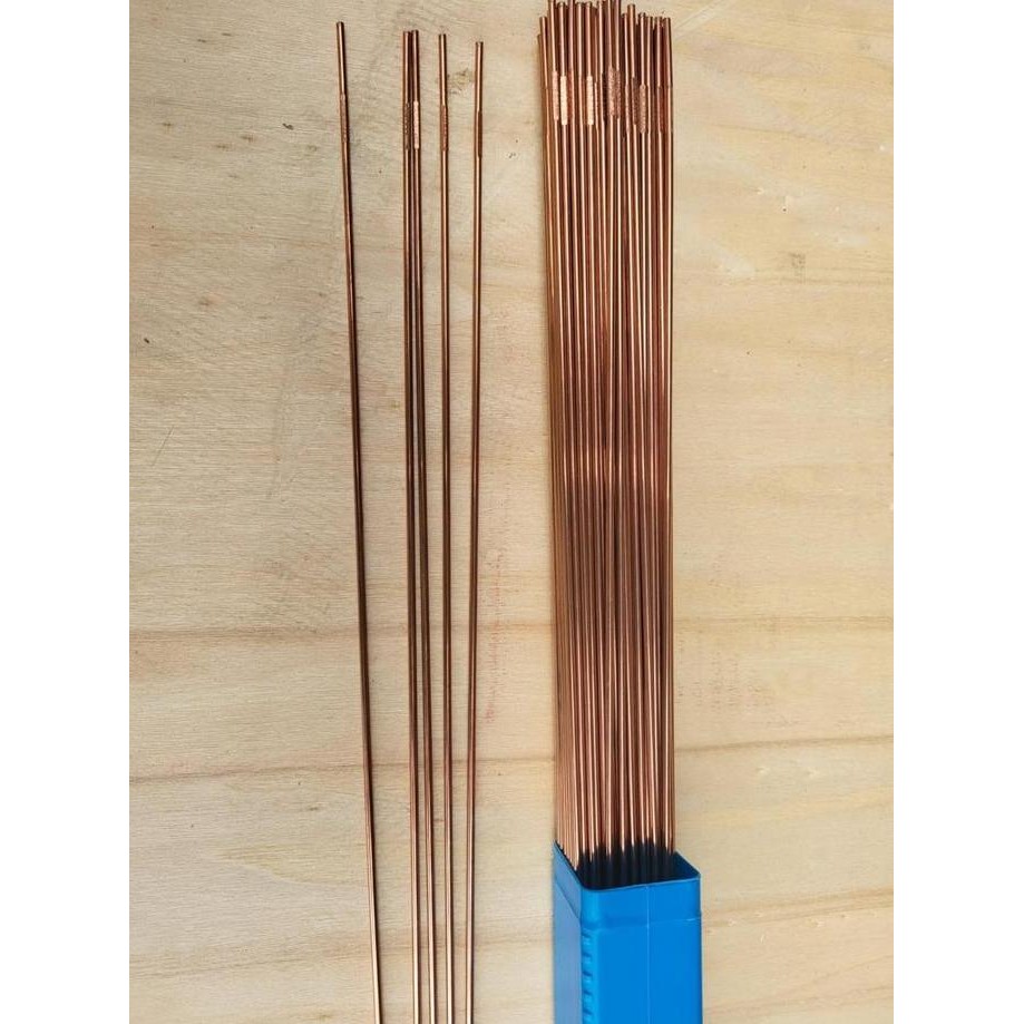 NEW Kawat Las Argon TIG BESI TGS50 2.4 mm 1 KG ROHA ER 70 TGS 50