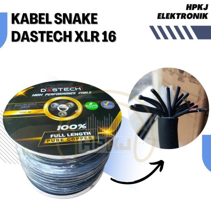 Kabel Snake 16Ch Dastech Kabel Snake 16 Channel Merk Dastech Xlr 16 New Stok