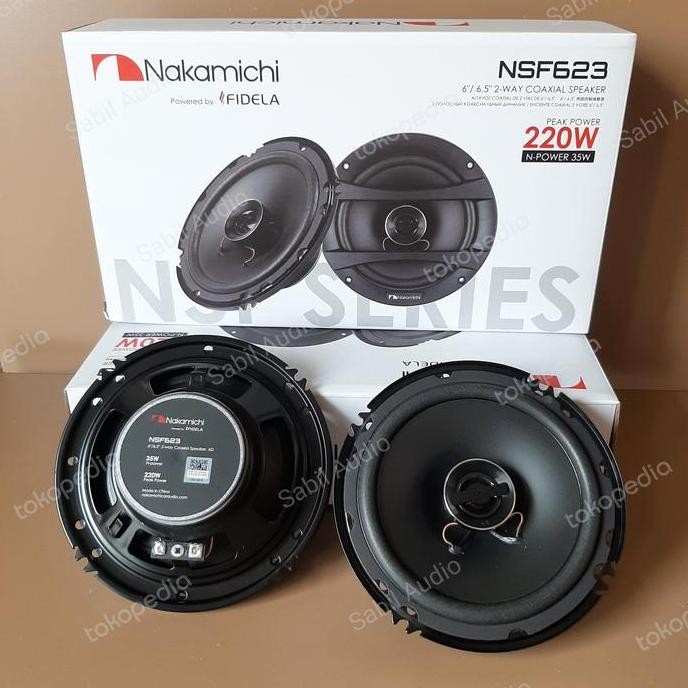 Speaker Nakamichi Speker Nakamichi Coaxial Nakamichi Nse-1617 New Stok