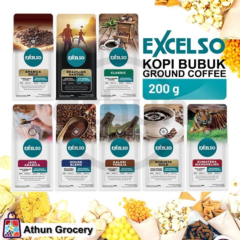 

NEW!!! Excelso Kopi Bubuk / Ground Coffee Kemasan 200g