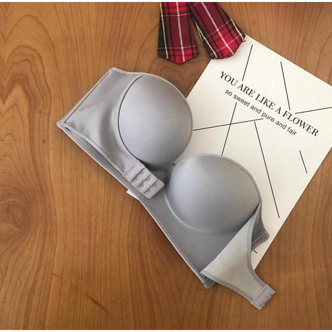 SW 017 BRA WANITA DENGAN MODEL TANPA TALI STRAP DAN BAHAN NON-SLIP BERGAYA SEXY BH KATUN BUSA SEAMLE