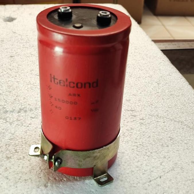 Condensator Elco Itelcond 150000Uf 40Vdc Made In Italy New Stok