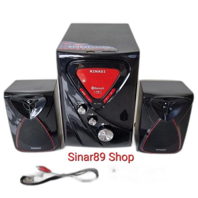 Speaker Rinrei Sr878L / Speaker Bluetooth Radio New Stok