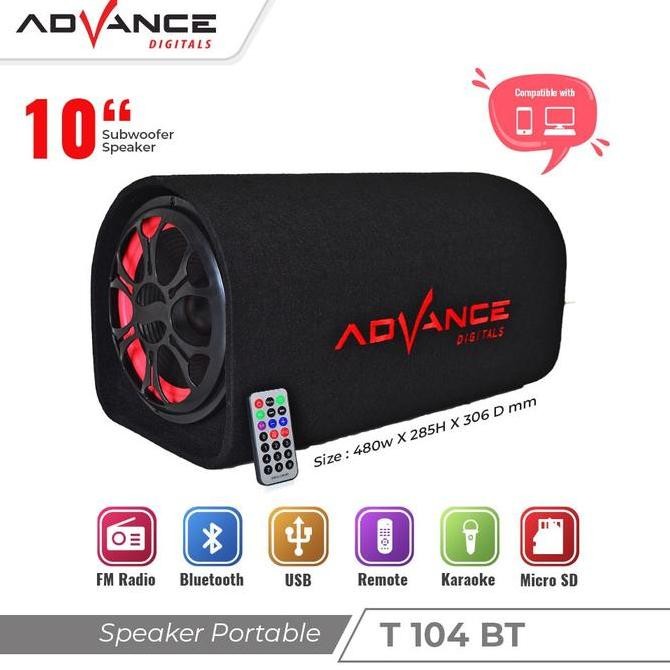 Speaker Bluetooth Advance T104Bt New Stok