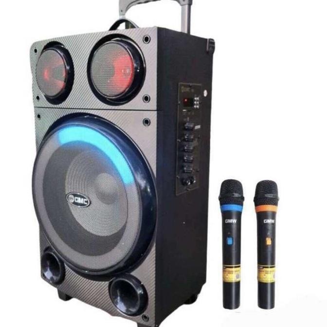 Gmc Speaker Bloetoot 897L Bonus Mic Wireless New Stok